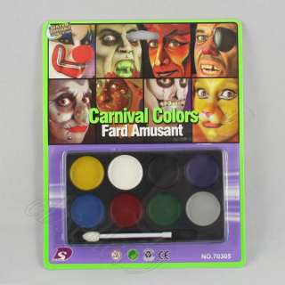 Color Face Painting Holiday Carnival Halloween Fard  