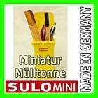 Original rote SULO Miniatur Mülltonne 120   Made in Germany   Neuware 