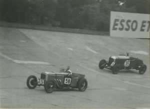 Frazer Nash, Bentley, Brooklands 30s Race Photo  