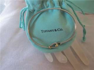 Tiffany & Co. S/Silver & 18K Love Knot Bangle Bracelet  