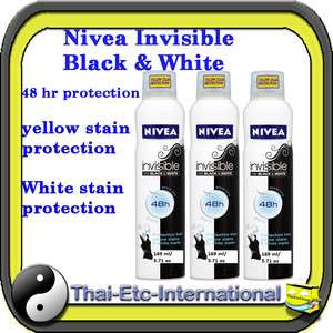   Black & White Anti perspirant deodorant spray 48hr protection  