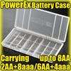 SANYO XX Eneloop 8AA 2500mAh Rechargeable Battery &Case  
