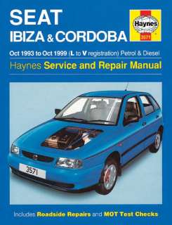 3571 Haynes Owners and Workshop Car Manual Seat Ibiza Petrol and 