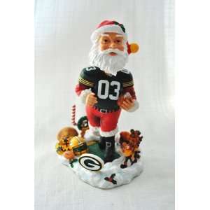 Green Bay Packers Official NFL Santa Clauss xmas resin hand painted 