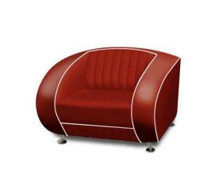 50er Jahre Diner Sofagarnitur Sessel Couch Sofa  