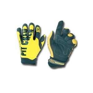  Pit Crew Mechanic Glove, Yellow   Medium