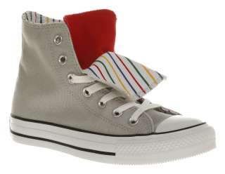 Converse All Star Hi Double Tongue Grey/multi Trainers  