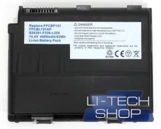 Batteria FUJITSU SIEMENS CP255102 XX CP25510201 FPCB150  