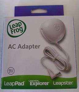 NEW* White LeapFrog Leappad AC Adaptor Leapster Explorer OFFICIAL 