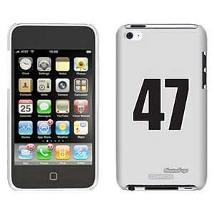    Number 47 on iPod Touch 4 Gumdrop Air Shell Case Electronics