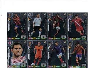 PANINI ADRENALYN XL EURO 12 2012 MASTER CARDS PICK THE ONES YOU NEED 