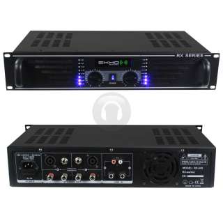 New Ekho RX Series 2 x 120W   2000W Max DJ PA Karaoke Disco Power Amp 