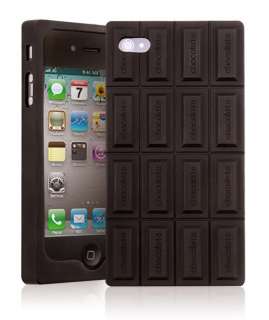 Coque Iphone 4 et 4S silicone aspect Tablette de Chocolat