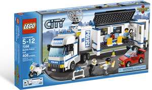 LEGO CITY UNITA MOBILE POLIZIA CAMION 7288 COSTRUZIONI MODELLISMO 