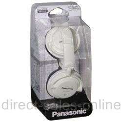 Panasonic RPDJS200W Street DJ Stereo Headphones White 5025232625024 