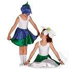 Pretty Bluebell Skirt & Petal Hat Fancy Dress Dance Costume One Child 