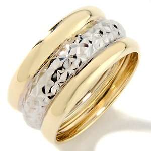 Michael Anthony Jewelry® 10K Diamond Cut Band Ring 