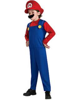 Child Super Mario Bros Mario Costume  TV and Movie Halloween Costumes
