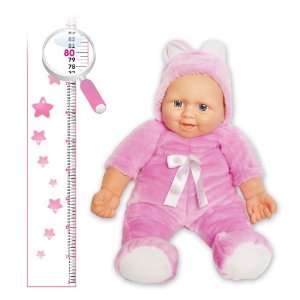   40 Tall Baby Doll dressed in Plush Rabbit Costume  Pink Toys & Games