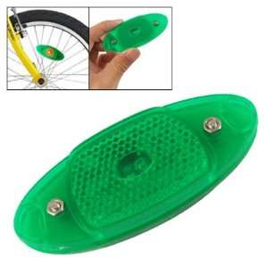   LED Green Shell Bike Wheel Spoke Reflector Light
