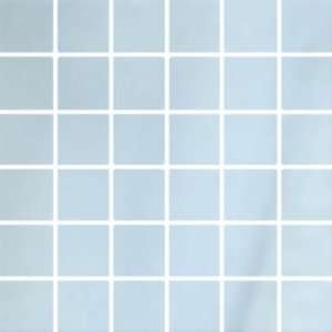   Stained Glass Mosaic Light Gray Solid Ceramic Tile