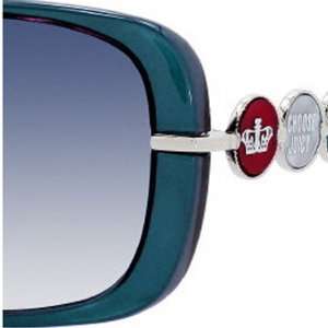 Juicy Couture Broson/S Womens Casual Sunglasses   Teal Crystal/White 