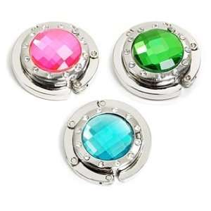  COSMOS ® 3 Pcs Aqua Blue/Pink/Green Crystal Mirror Fold 