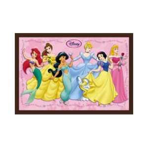  Disney Princesses Gowns Framed Poster