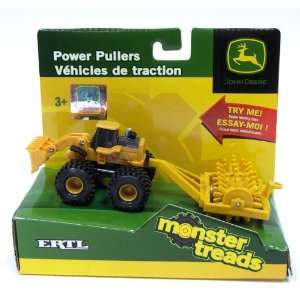  Ertl John Deere Power Pullers Monster Treads Small Yellow 