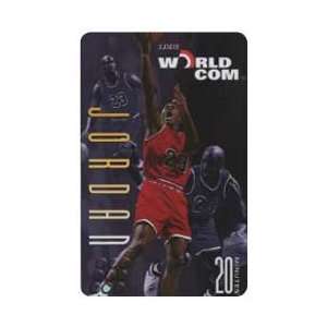  Collectible Phone Card 20m Michael Jordan Jumping Layout 