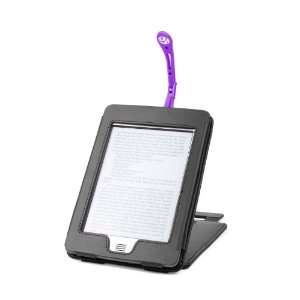  Black Genuine Leather Case & Cover With Stand For s Kindle 