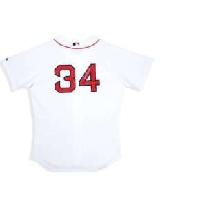  Authentic Home / White SIGNED Red Sox Jersey   Unframed Sports