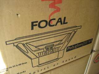 13 Focal subwoofer new Polyglass 33 V1 BNIB $399 retail price sub 