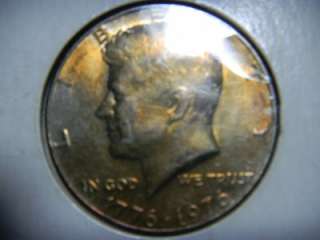 1776 1976 KENNEDY HALF DOLLAR COIN, CHOICE AU++, GREAT EYE APPEAL 
