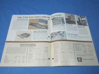 1968 VINTAGE OLIVER COMBINE BROCHURE FOR 535 / 545 MODELS  