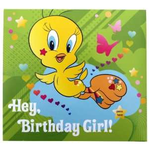  A Message From Tweety Birthday Greeting Card with Lights 