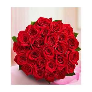 Flowers by 1800Flowers   Two Dozen Red Roses  Grocery 
