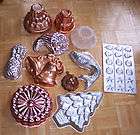 Assortment of Jello Molds, cake pans, cookie mold
