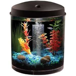   AquaView 360 Aquarium Kit with LED Light   2 Gallon