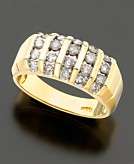    Mens 14k Gold Diamond Ring 1 ct. t.w.  