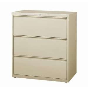   42 Wide 3 Drawer Lateral File Cabinet Color Black