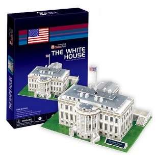 White House Junior 3D Puzzle Paper Model Christmas Birthday New Year 