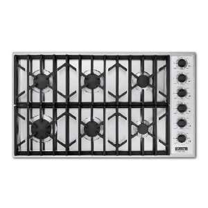  Viking VGSU1646BWH 36 Inch Cooktop Appliances