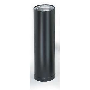   Inches x 48 Inches Length Double Wall Black Stovepipe