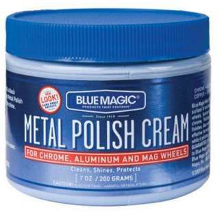 BlueMagic 400 Metal Polish Cream Cleans Shines and Protects Chrome 
