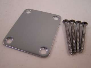Pickers Parts Stratocaster Telecaster Bass Neck Plate w/Screws 