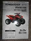   Bombardier DS50 DS90 DS90 4 stroke ATV Owners Operators Manual Owners
