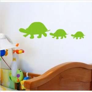  Turtle Family Wall Decal Size 15 H x 12 W, Color of 
