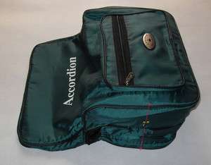 Accordion bag for 32 Bass soft Gig Case NEW Blackish green  