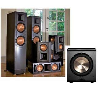 Klipsch RF 82II Home Theater Speaker System FREE SUB Bk 743878021752 